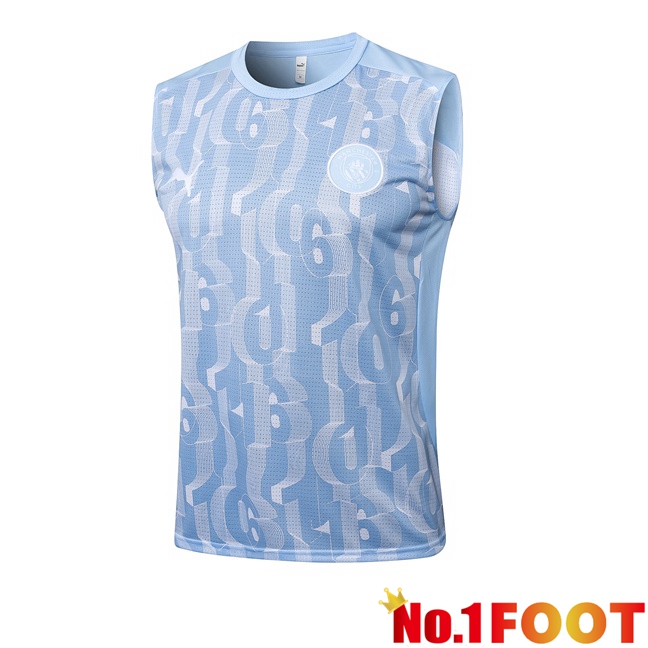 Manchester City Gilet Soccer Blue 2025/2026