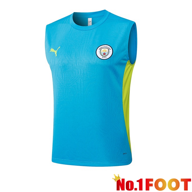 Manchester City Gilet Soccer Blue 2025/2026