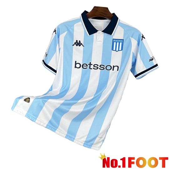 Racing Club De Avellaneda Home Soccer Jersey 2025/2026