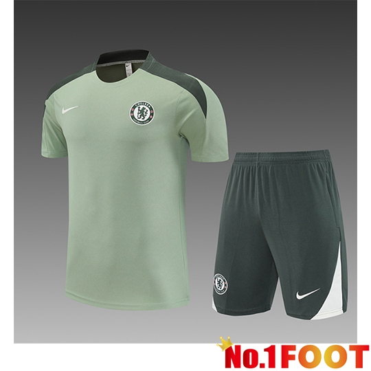 FC Chelsea Kids kit Training T Shirt Green 2025/2026