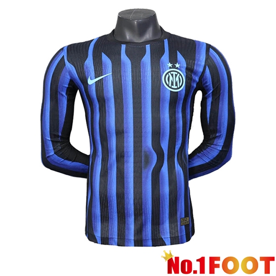Inter Milan Home Soccer Jersey Long sleeve Leaked Version 2025/2026