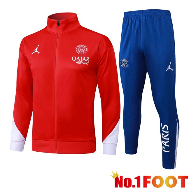 Jordan Paris PSG kit Training Jacket Suit Red 2025/2026
