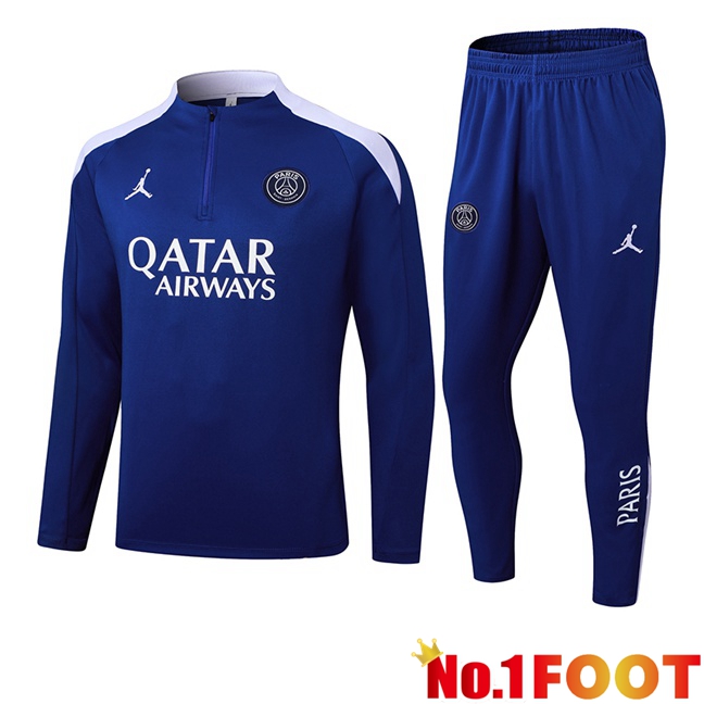 Jordan Paris PSG kit Training Tracksuit Blue 2025/2026