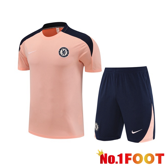FC Chelsea kit Training T Shirt + Shorts Pink 2025/2026