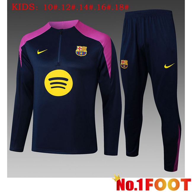 FC Barcelona Kids kit Training Tracksuit Blue Royal 2025/2026