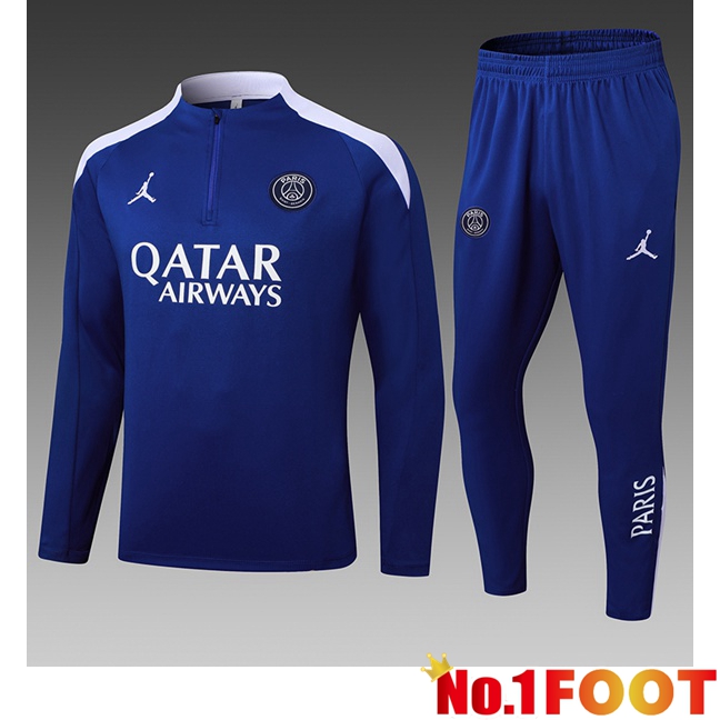 Paris PSG Kids kit Training Tracksuit Blue 2025/2026