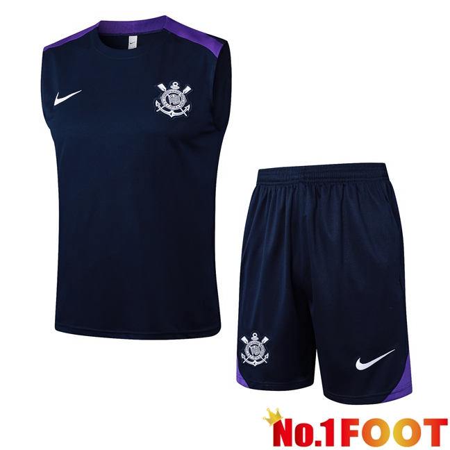Corinthians Gilet Soccer + Shorts Blue Royal 2025/2026