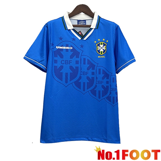 Brazil Retro Away Soccer Jersey 1993/1994