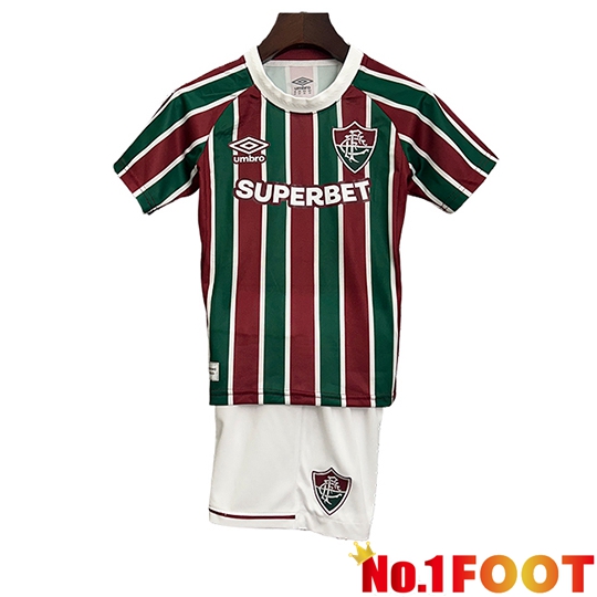 Fluminense Kids Home Soccer Jersey 2025/2026
