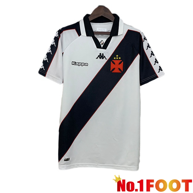 CR Vasco da Gama Retro Away Soccer Jersey Black White 1997