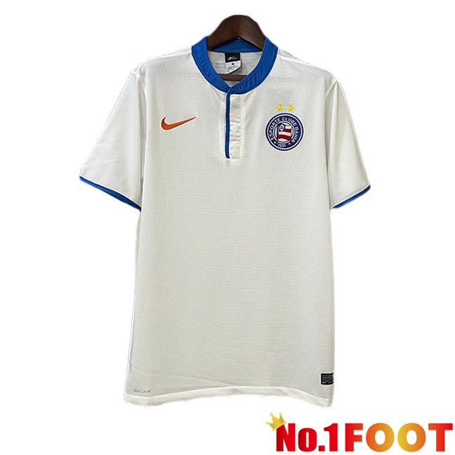 EC Bahia Retro Home Soccer Jersey White 2013-2014