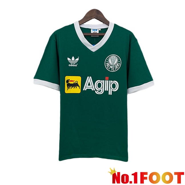 Palmeiras Retro Home Soccer Jersey Green 1987