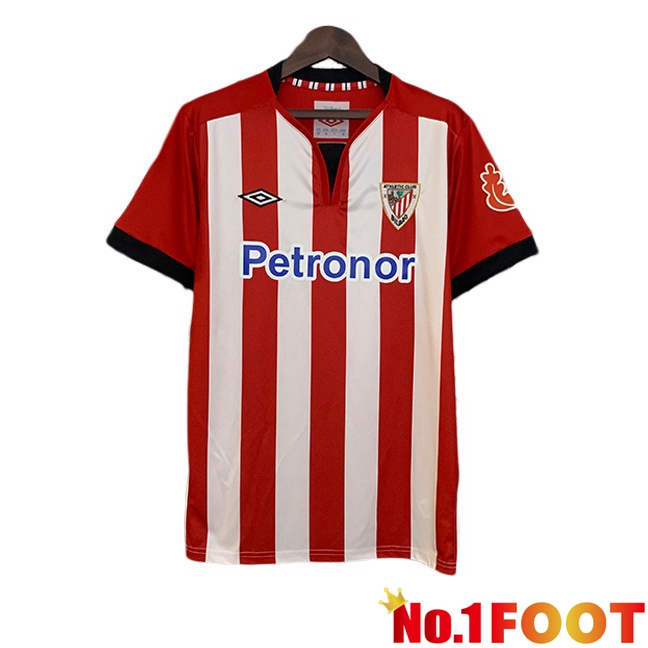 Athletic Club Retro Home Soccer Jersey Red 2011-2012