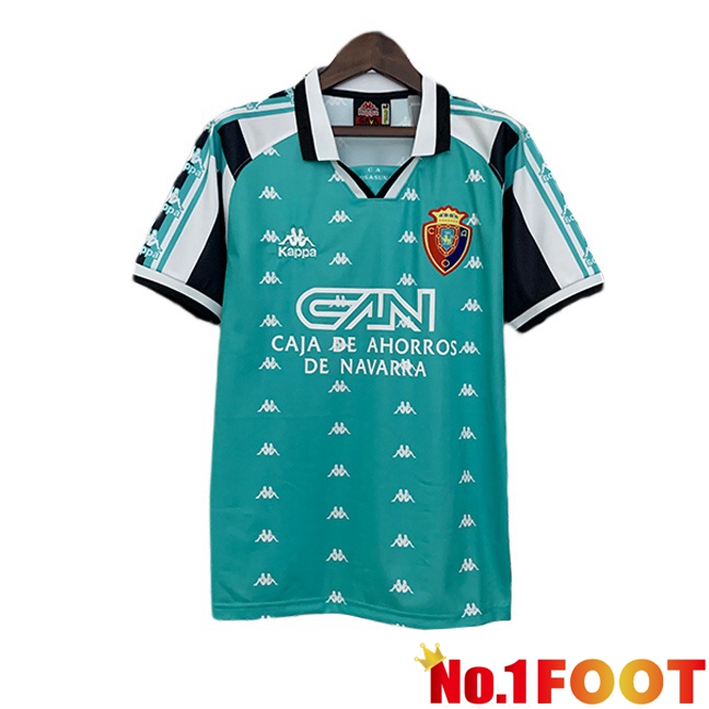 CA Osasuna Retro Away Soccer Jersey Green 1995-1996