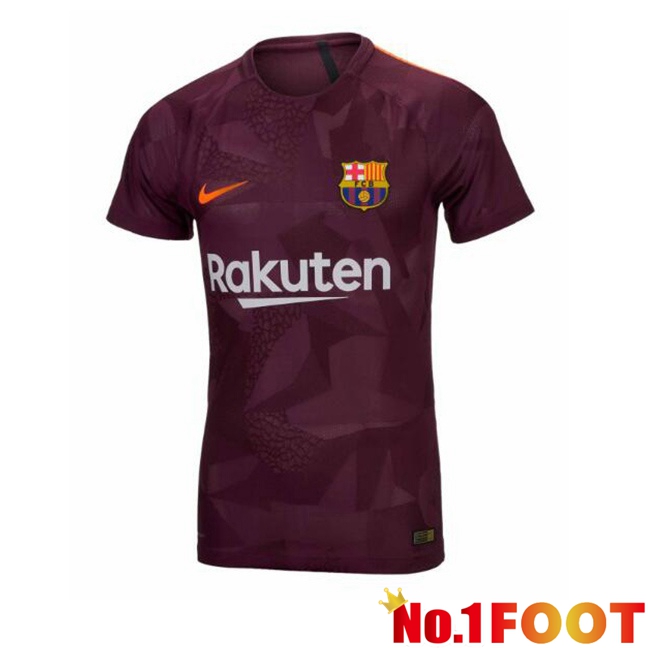 FC Barcelona Retro Third Soccer Jersey Brown 2017-2018