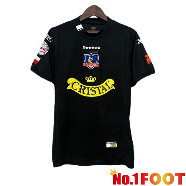 Colo-Colo Retro Away Soccer Jersey Black 2004