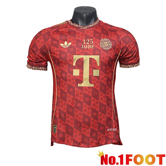 Bayern Munich Soccer Jersey 125th Anniversary Edition Red 2025/2026