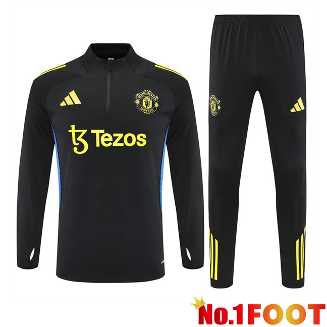 Manchester United kit Training Tracksuit Black 2025/2026
