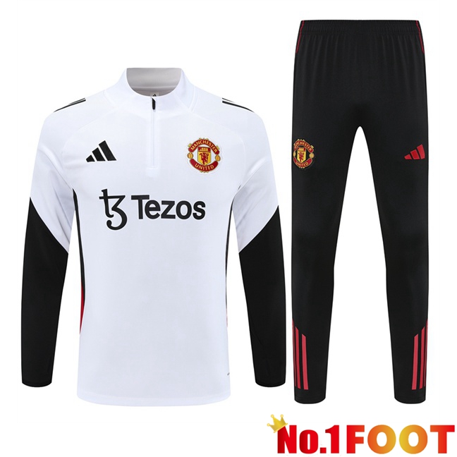 Manchester United kit Training Tracksuit White 2025/2026