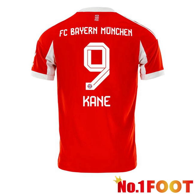 Soccer Jersey Bayern Munich (Kane 9) Home Red 2025/2026