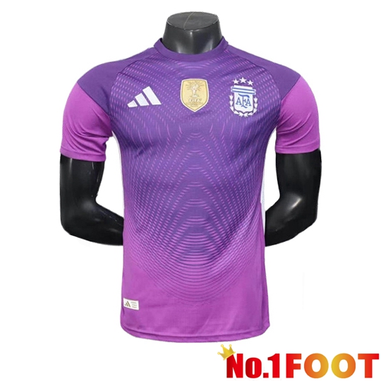 Argentinae Goalkeeper Soccer Jersey Purple 2025 2026