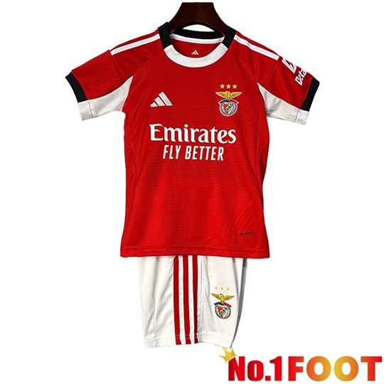 Benfica Kids Home Soccer Jersey 2025 2026
