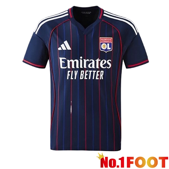lyon Away Soccer Jersey 2025 2026