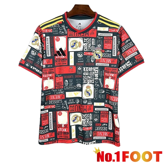 Real Madrid Soccer Jersey Special Edition Red Black 2025 2026