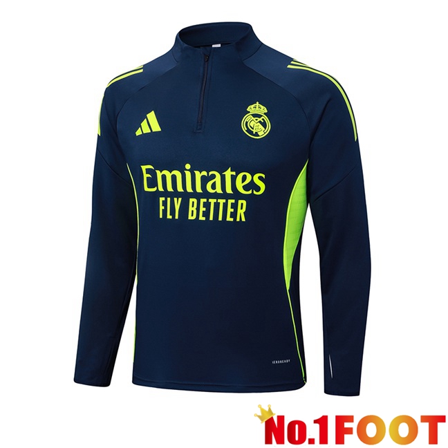 Real Madrid Training Sweatshirt Blue Royal 2025/2026