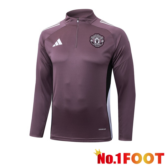 Manchester United Training Sweatshirt Purple 2025/2026