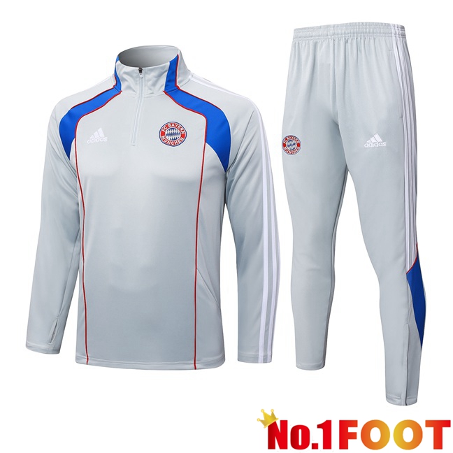Bayern Munich kit Training Tracksuit Grey 2025/2026