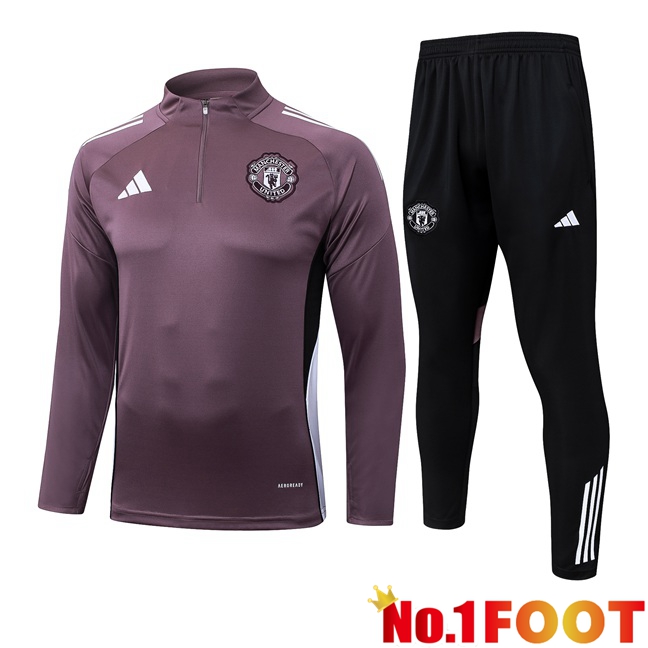 Manchester United kit Training Tracksuit Purple 2025/2026