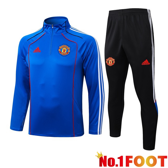 Manchester United kit Training Tracksuit Blue 2025/2026