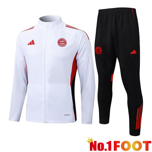 Bayern Munich kit Training Jacket Suit White 2025/2026