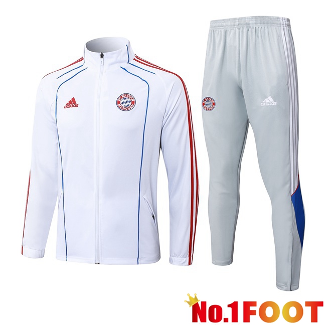 Bayern Munich kit Training Jacket Suit White 2025/2026