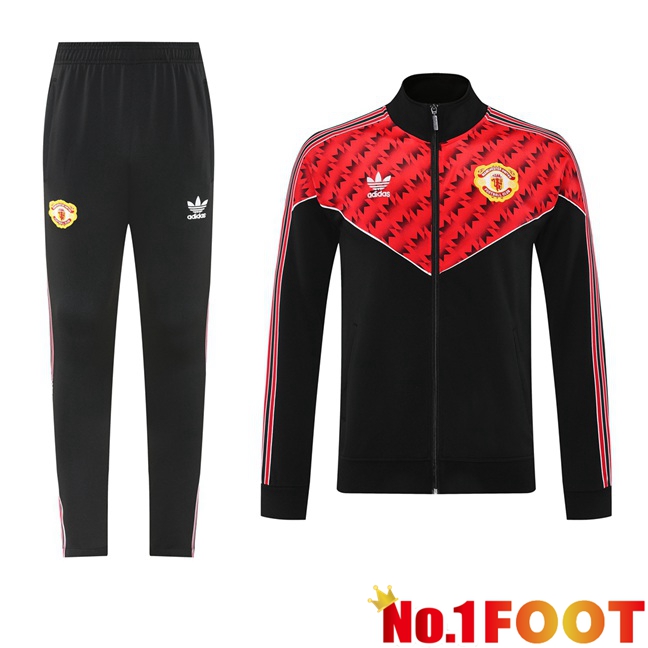 Manchester United kit Training Jacket Suit Red Black 2025/2026