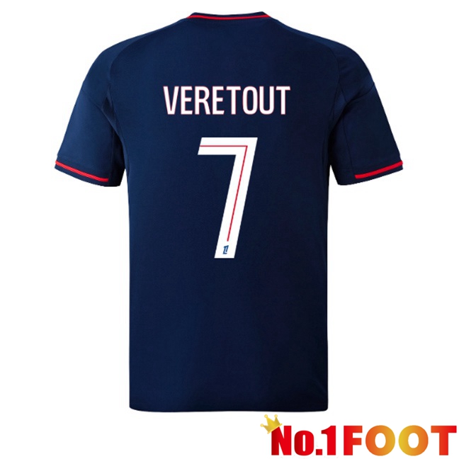 lyon OL (TOLISSO 8) Away Soccer Jersey Blue Royal 2025/2026