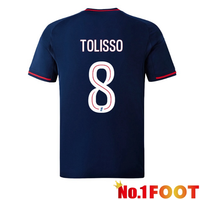 lyon OL (VERETOUT 7) Away Soccer Jersey Blue Royal 2025/2026