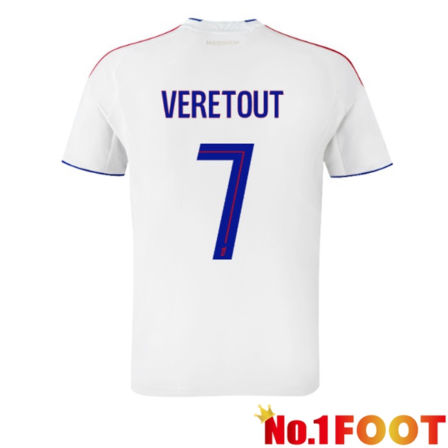 lyon OL (TOLISSO 8) Home Soccer Jersey White 2025/2026