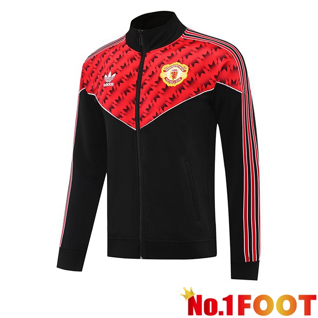 Manchester United Training Jacket Red Black 2025/2026