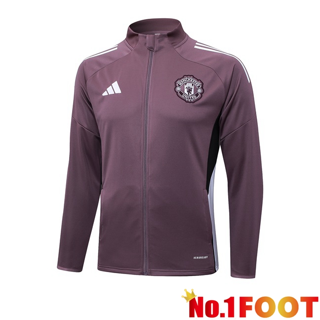 Manchester United Training Jacket Purple 2025/2026