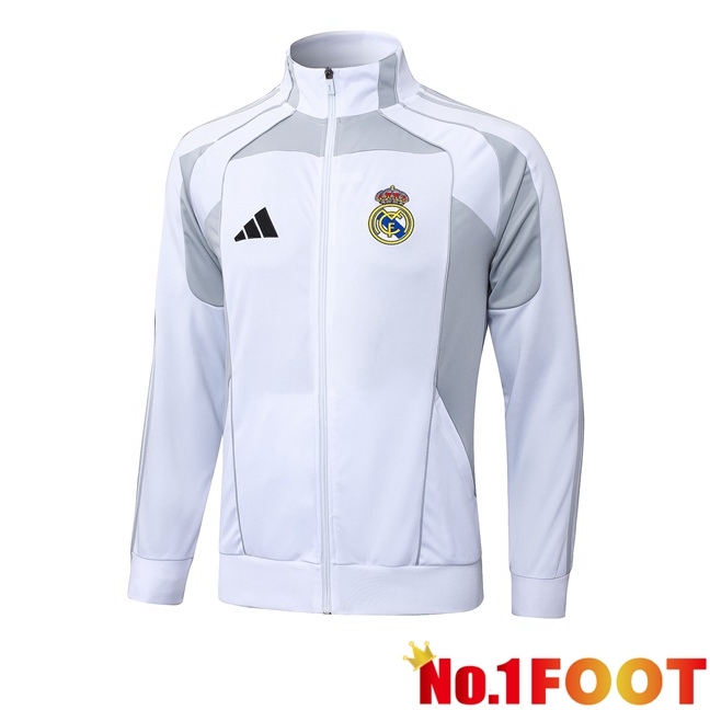 Real Madrid Training Jacket White 2025/2026
