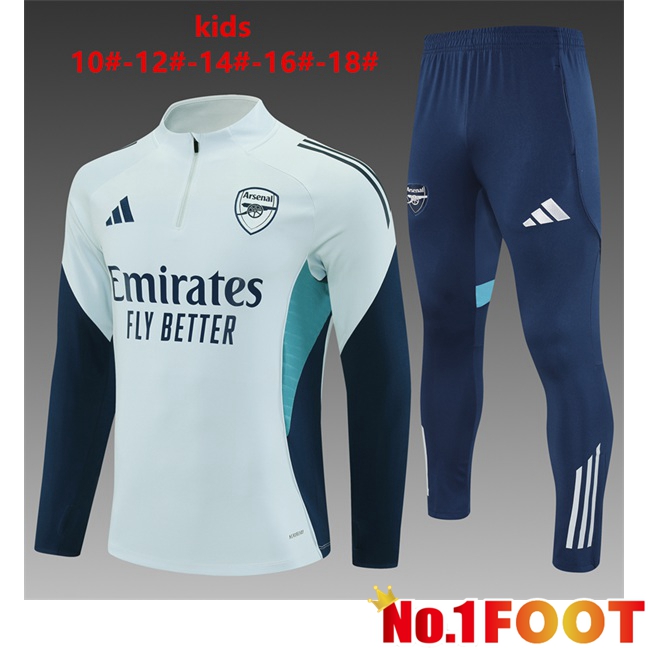 Arsenal Kids kit Training Tracksuit Green 2025/2026
