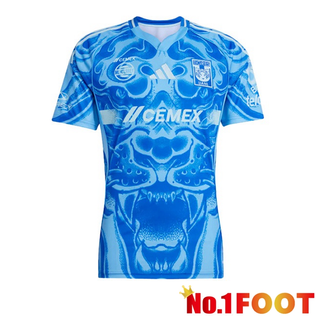 Tigres UANL Away Soccer Jersey Blue 2025/2026