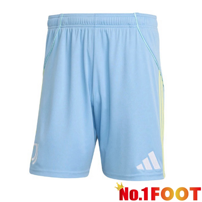 Juventus Away Soccer Shorts Blue 2025/2026