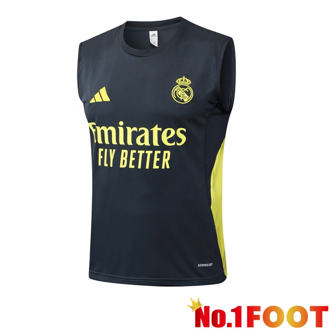 Real Madrid Gilet Soccer Grey 2025/2026