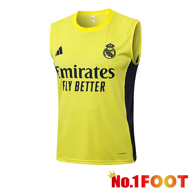 Real Madrid Gilet Soccer Yellow 2025/2026