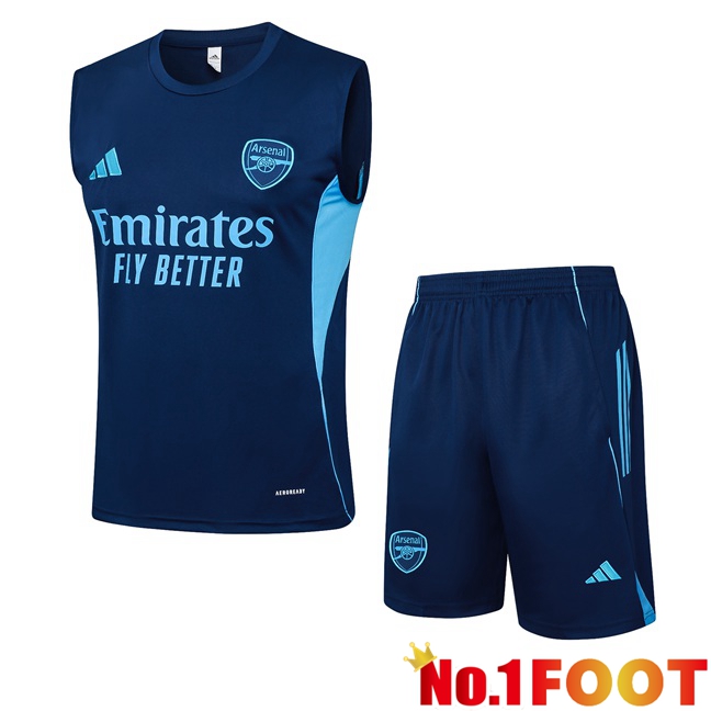 Arsenal Gilet Soccer + Shorts Blue Royal 2025/2026