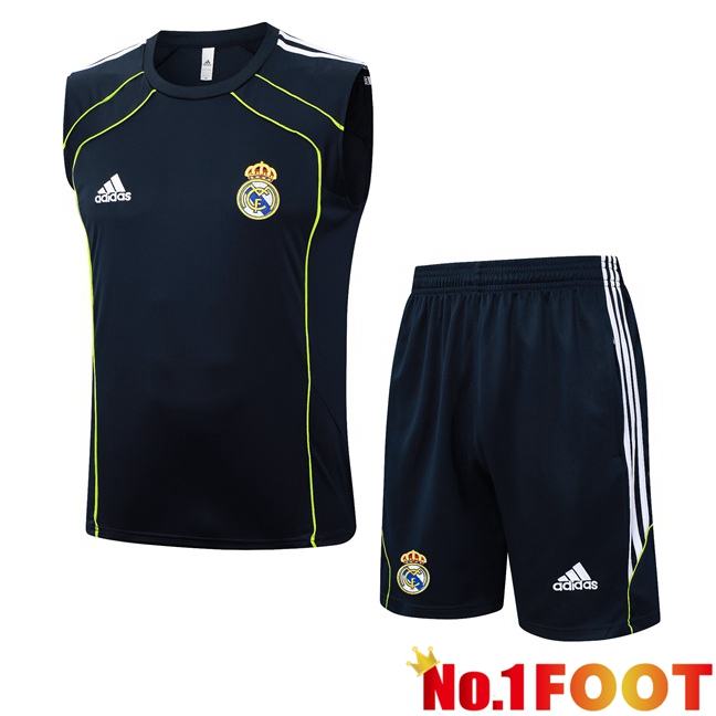 Real Madrid Gilet Soccer + Shorts Blue Royal 2025/2026