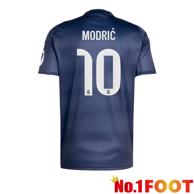 Real Madrid (Modrić 10) Away Soccer Jersey Blue Royal 2025/2026